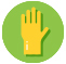Latex glove icon