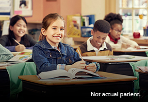 Children in classroom